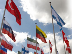 Internationale vlaggen en banieren