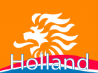 Officiële oranje supportersvlag