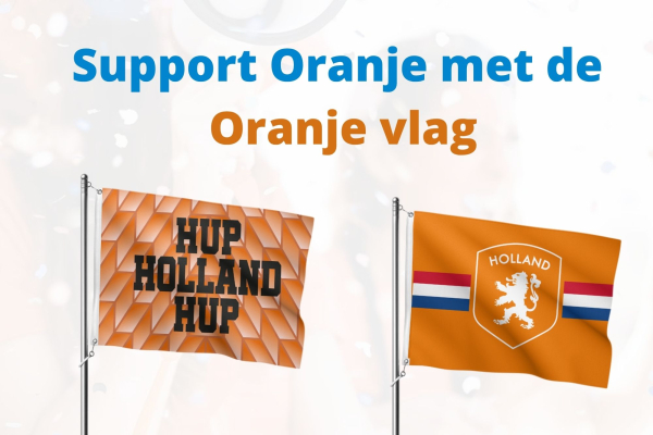Oranje vlaggen voor het WK 2026